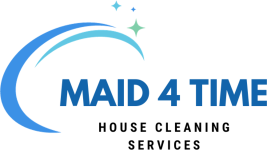 Maid 4 Time Home Cleaning Service Logo